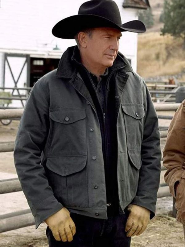 Yellowstone S02 John Dutton Cotton Grey Jacket | Best